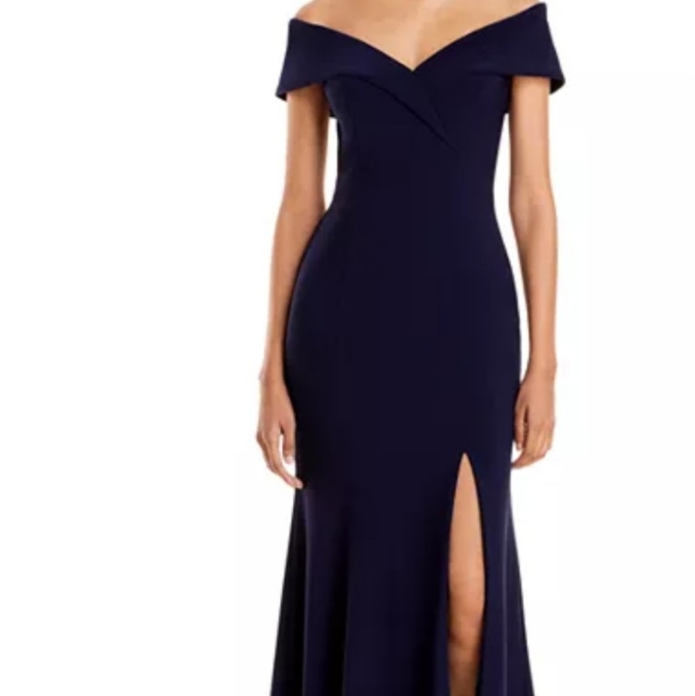 Aqua Bloomingdales Size 0 Off Shoulder Gown Dress